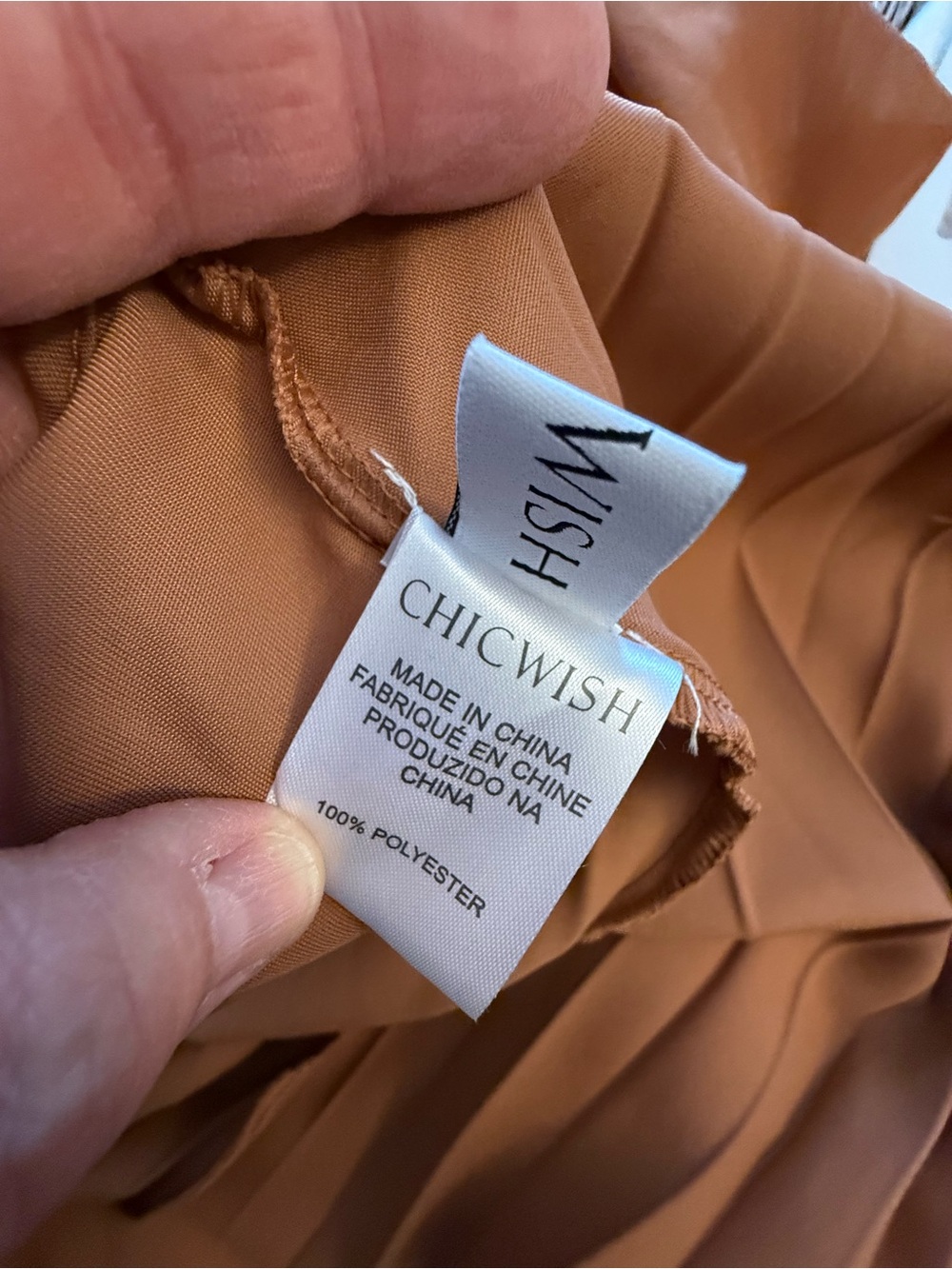 CHICWISH pleated belted maxi dress - Picture 5 of 5